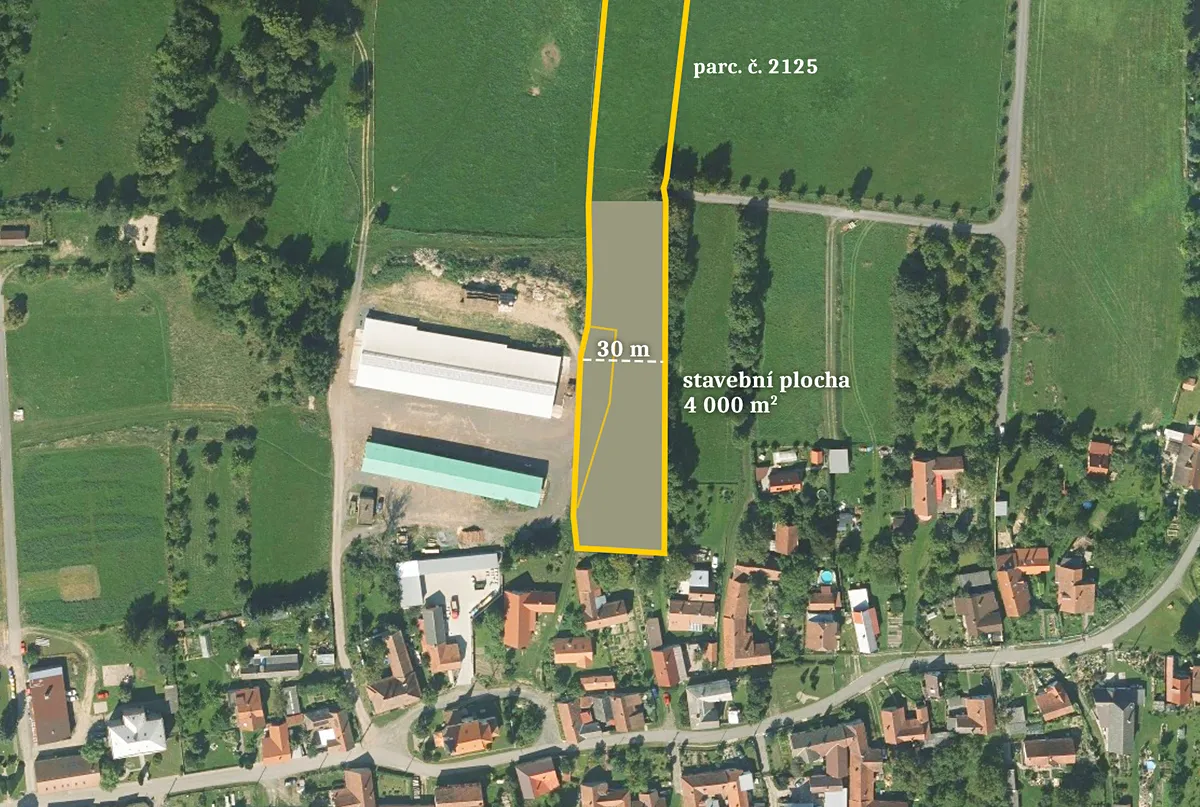 Prodej komerčního pozemku 14113 m²